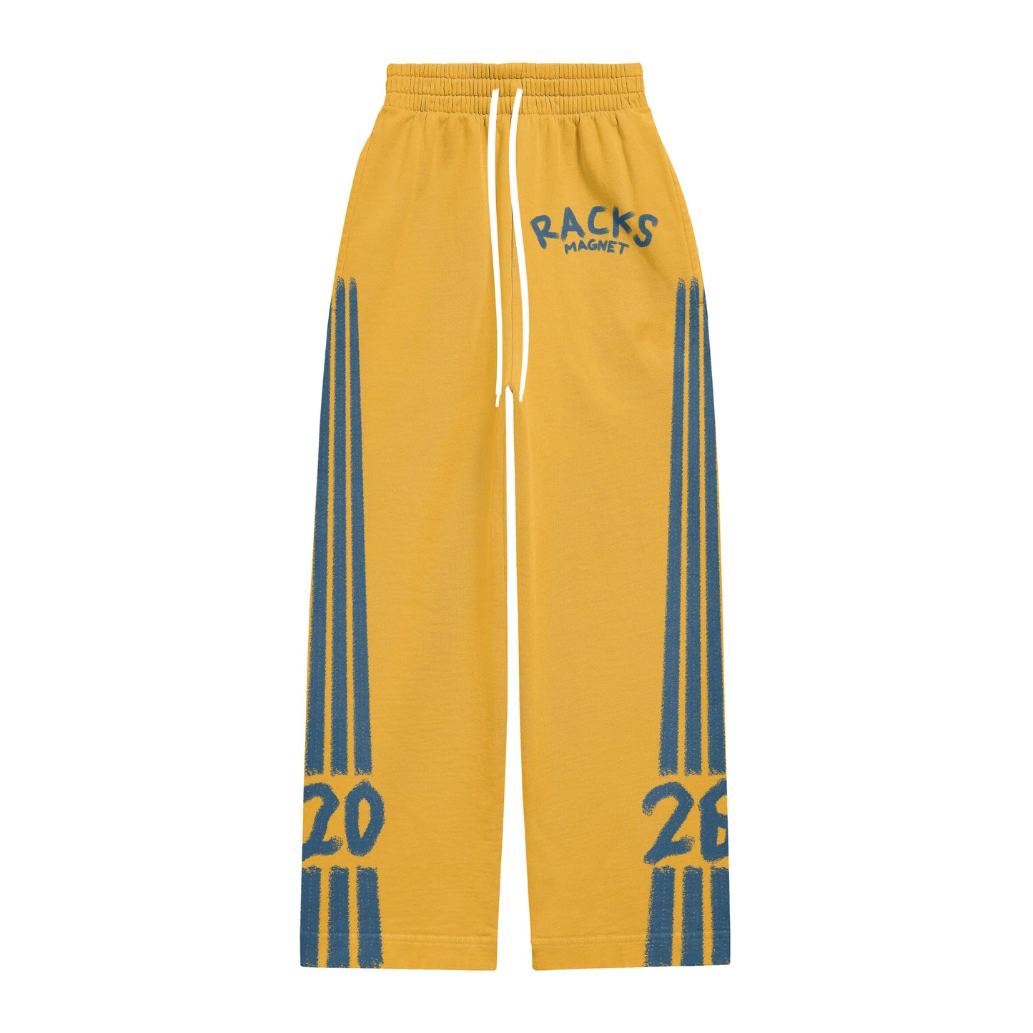“2026” yellow jogging pants